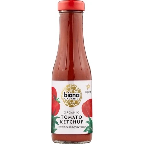 Кетчуп томатный с сиропом агавы Biona Organic Tomato Ketchup органический 340 г (5032722302273)