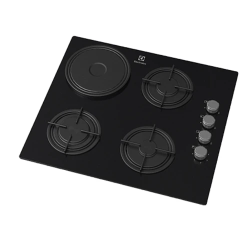 Варочная поверхность газовая Electrolux KGM64300K: Расположение панели Боковое