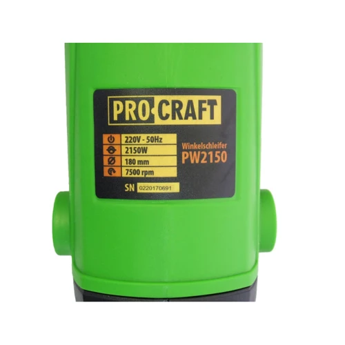 Болгарка (кутова шліфувальна машина) ProCraft PW-2150: Різьба шпинделя М14