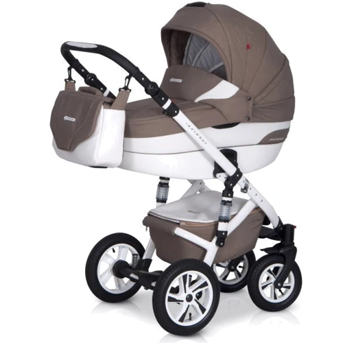 Универсальная коляска 2в1 Euro Cart Durango (latte): Возможность установки люльки есть