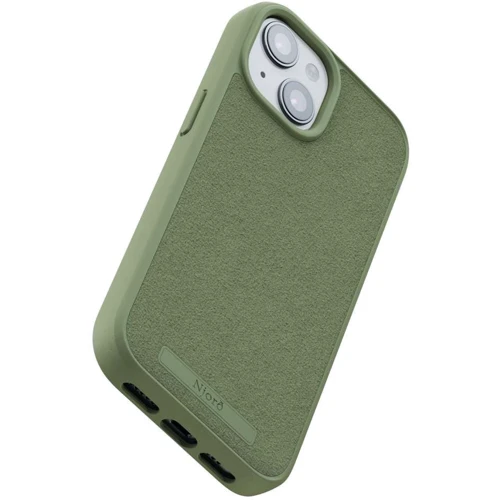 Чехол для iPhone Njord Suede MagSafe Case Olive (NA52SU06) for iPhone 15 Plus фото 7