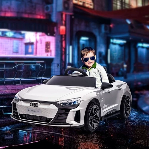Детский электромобиль Bambi Audi E-Tron GT White (M 4938EBLR-1) фото 13