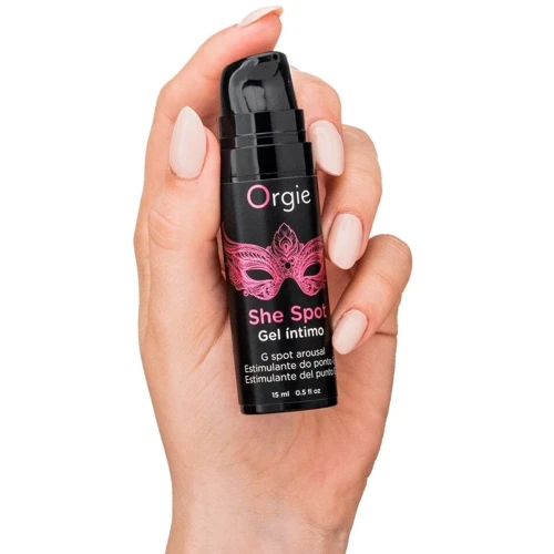 Гель для стимуляции точки G Orgie She Spot Intimate Gel, 15 мл, тепло-холод, эффект вибрации