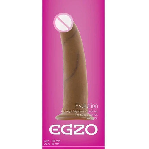 Фаллоимитатор на присоске Egzo G1060 18x3.5 см