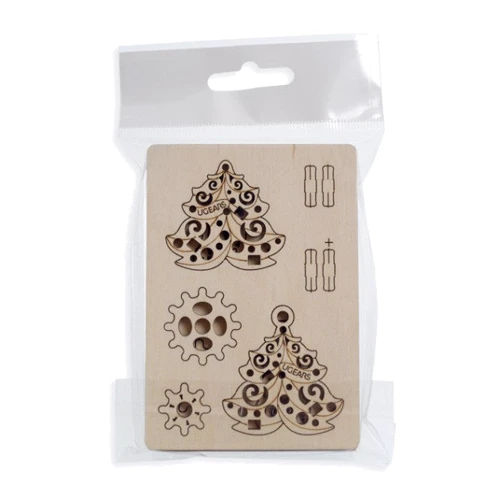 Механічний 3D пазл UGEARS "Фіджети-Новорічна магія" (70043) фото 6