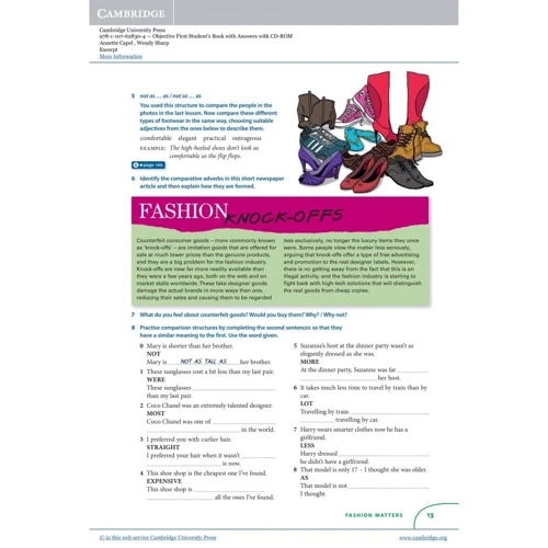 Objective First 4th Edition: Student's Book with Key with CD-ROM: Обложка Мягкая