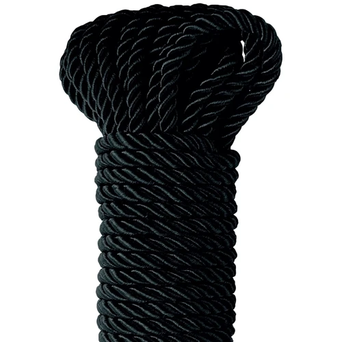Fetish Fantasy Series Deluxe Silky Rope Deluxe Silky Rope веревка для связывания, черный