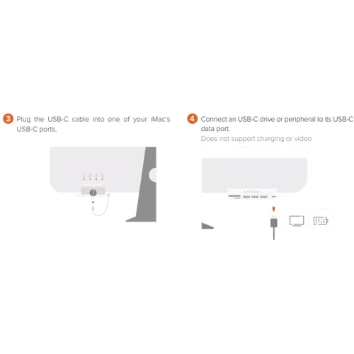 Адаптер Satechi Adapter Aluminum USB-C to USB-C+SD+3.5mm+3xUSB Silver for iMac 24 (ST-UCICHS) фото 9
