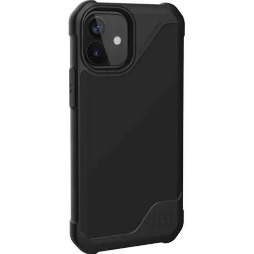 Чехол для iPhone Urban Armor Gear UAG Metropolis LT (PU) Satin Black (11234O113840) for iPhone 12 mini: Материалы силикон