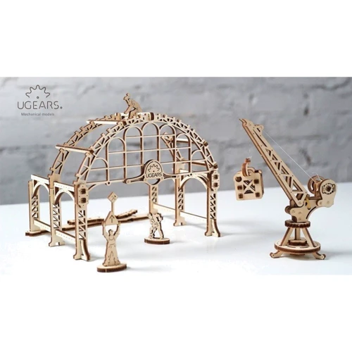 Механічний 3D пазл UGEARS "Маніпулятор на рейках" (70032) фото 3