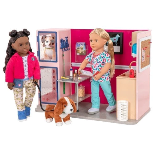 Игровой набор Our Generation Ветеринарная клиника, розовый (BD35140Z) фото 4