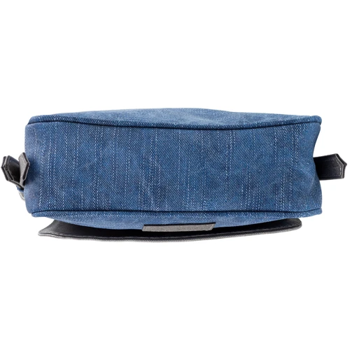 Женская сумка почтальонка Laskara разноцветная (LK-10245-silver-denim): Тип ручки Плечевой ремень, Без ручки