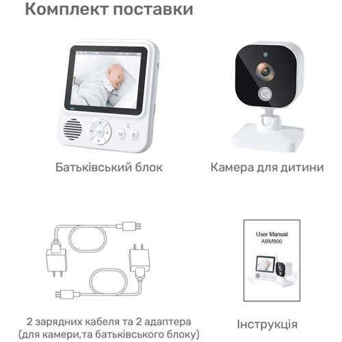 Відеоняня Baby Monitor ABM900 фото 8