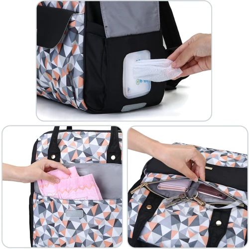 Сумка-рюкзак для мами Mommore чорна (0090211A001)