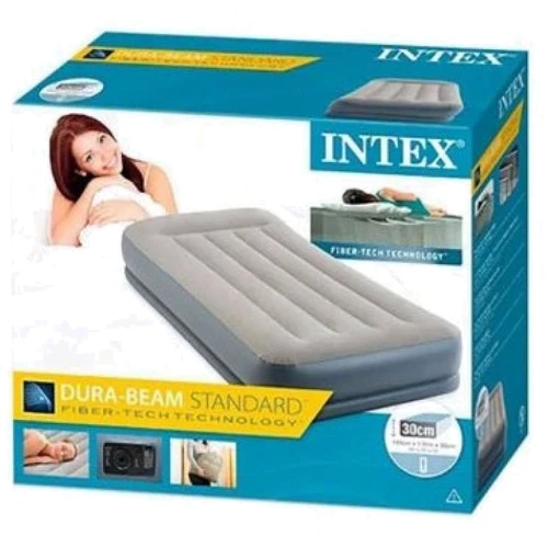 Надувной матрас Intex 64116 + насос: Тип Кровать надувная