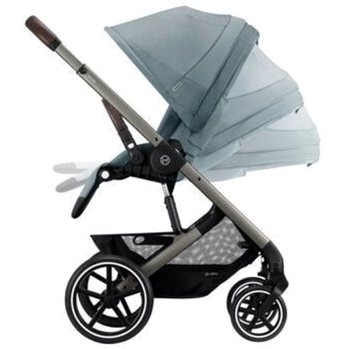 Прогулочная коляска Cybex Balios S Lux TPE Seashell Beige с бампером (522002565) фото 7