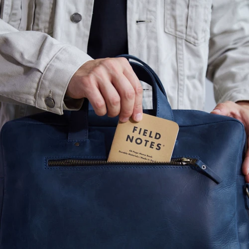 INCARNE Handmade Leather Laptop bag Bruno Blue для MacBook 13-14": Сумісність MacBook 13-14"