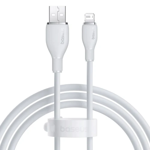 Кабель Baseus USB Cable to Lightning Pudding Series Fast Charging 2.4A 1.2m White (P10355700221-00)