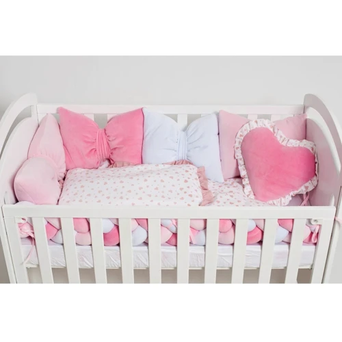 Постільний комплект Twins Love 4020-TL-08 6 ел. рожевий