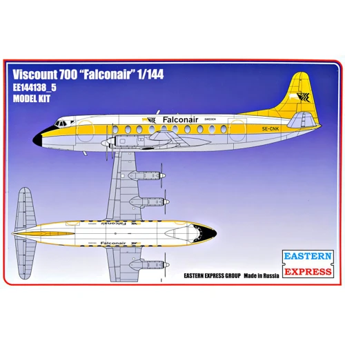 Авиалайнер Eastern Express Viscount 700 Falconair