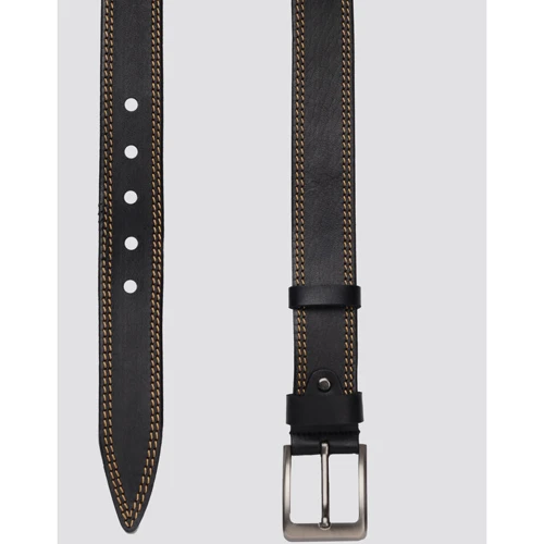 Чоловічий ремінь Borsa Leather чорний (v1gench1a): Стать Чоловік