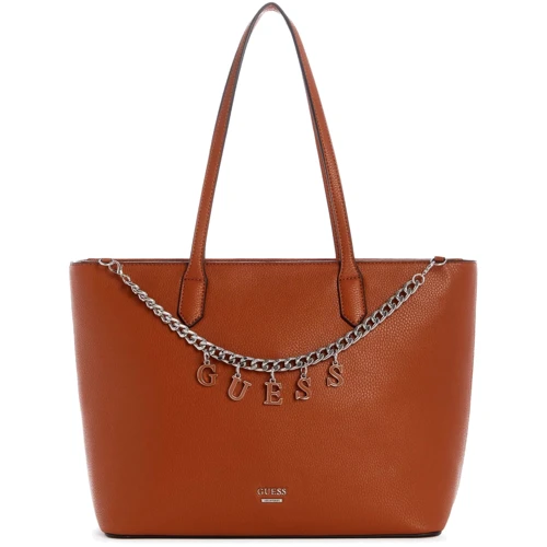 Жіноча сумка тоут GUESS коричнева (190231330943)