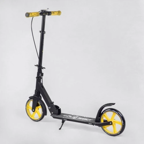 Самокат Best Scooter Wolf желтый (W-10728): Материал колес полиуретан