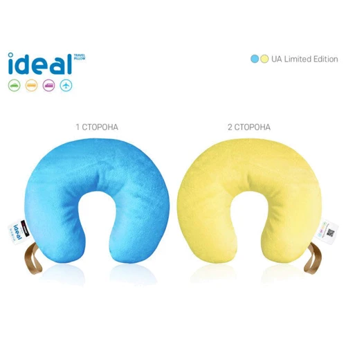 Подушка Sonex Ideal Limited Edition для путешествия 30х35х10 см голубая (SO102060): Наполнитель полиэфирное волокно