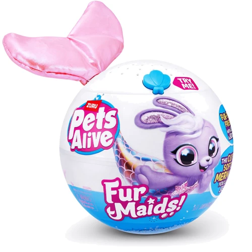 Інтерактивний ігровий набір Pets & Robo Alive Pets Alive серії Furmaids S1 – Кошеня Пурл (9555A)