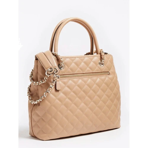 Жіноча сумка тоут Guess Illy Society Satchel темно-бежева (HWVG7970060-BEI): Стать жіночий