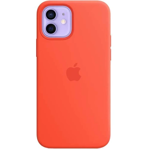 Чохол для iPhone TPU Silicone Case Electric Orange for iPhone 12 / iPhone 12 Pro: Колір оранжевый
