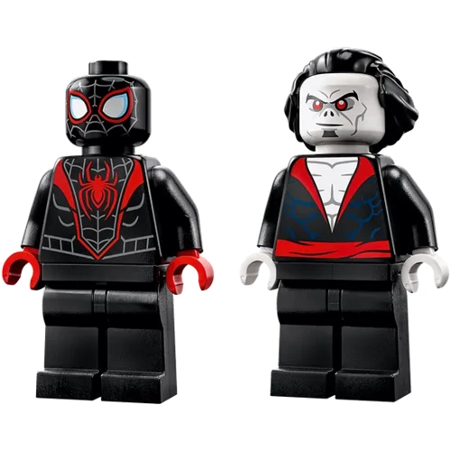 Конструктор LEGO Super Heroes Майлз Моралес против Морбиуса (76244): Рекомендуемый возраст 7+