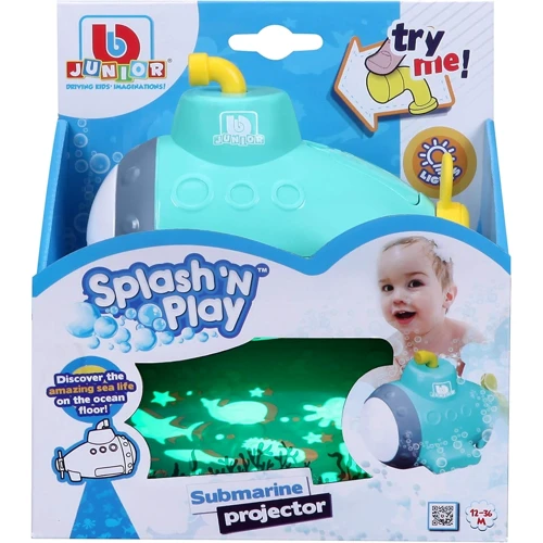 Іграшка для ванної BB Junior Splash N Play Підводний човен-проектор зі світлом (16-89001)