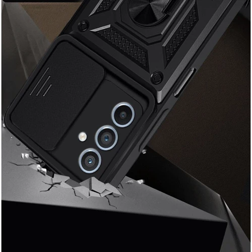 Чохол для телефона BeCover Military Black для Samsung A346 Galaxy A34 5G (709137): Матеріал силикон