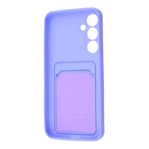 Аксесуар для смартфона WAVE Colorful Case Pocket Light Purple для Samsung A556 Galaxy A55: Матеріал силикон
