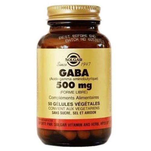 Solgar GABA 500 mg 50 Veggie Caps