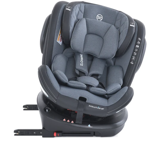 Автокресло El Camino Evolution 2 360 Isofix 0-36 кг royal dark gray (ME 1045 Royal Dark Gray) фото 10