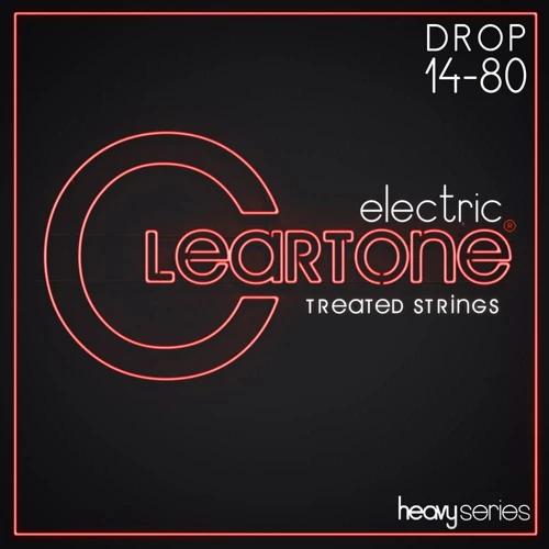 Струна для гитар Струны CLEARTONE 9480 ELECTRIC HEAVY SERIES DROP A 14-80