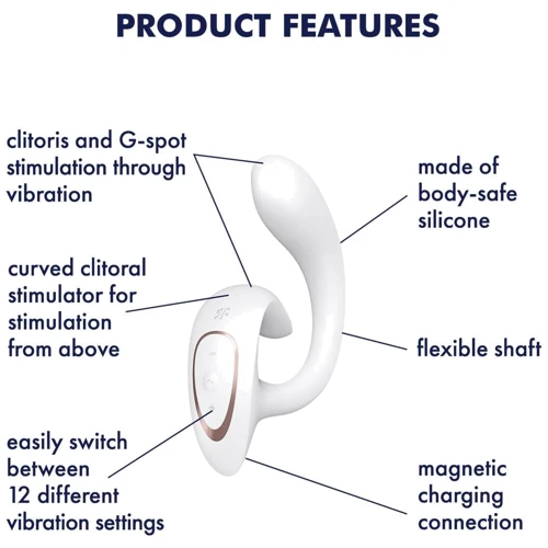 Вибратор Satisfyer G for Goddess 1 White