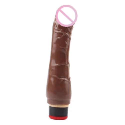 Вибромассажер Chisa 8.1” Vibe Cock, Brown