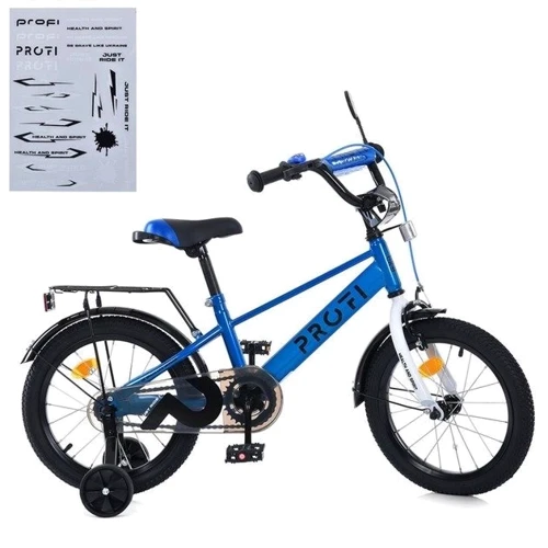 Дитячий велосипед Profi Trike Brave 14" синій (MB 14022-1)