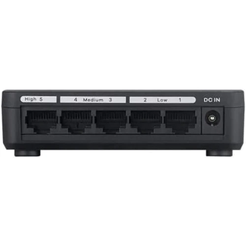 Мережевий комутатор ZyXEL GS-105S V2 (GS-105SV2-EU0101F): Кількість портів Fast Ethernet (10/100) нет