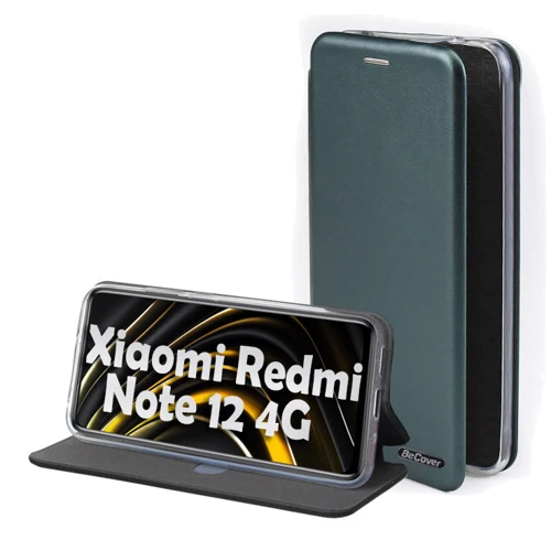 Чехол для телефонов BeCover Book Exclusive Dark Green for Xiaomi Redmi Note 12 4G (709058)