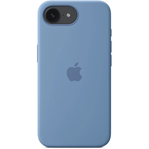 Чохол для iPhone Apple iPhone 16e Silicone Case – Winter Blue (MD3Q4ZM/A): Колір синий