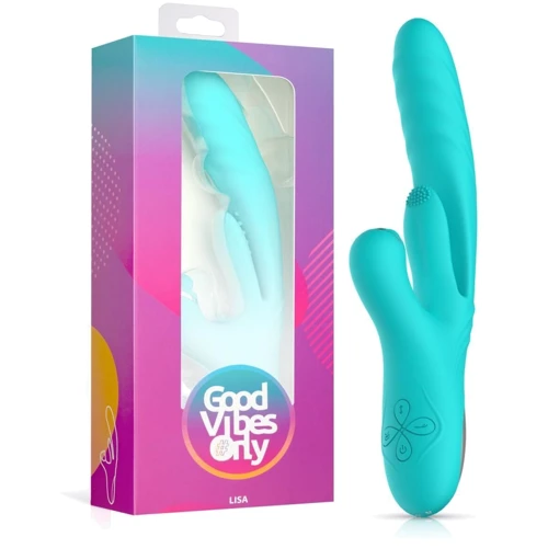 Вибратор-кролик Good Vibes Only - Lisa Thrusting Rabbit Vibrator with G-Spot Stimulator