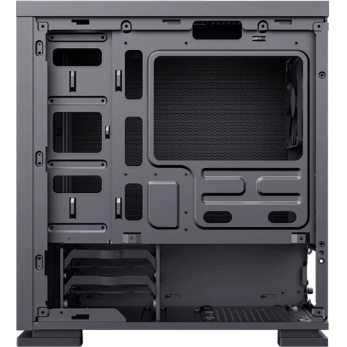 Корпус GameMax M60 Black: Материал передней панели металл