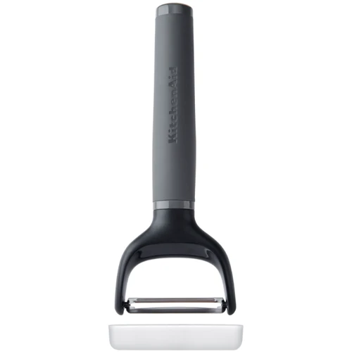 Овощечистка горизонтальная KitchenAid Coreline 18.8 см серый (KAS145OHCGG): Лезвие Нержавеющая сталь