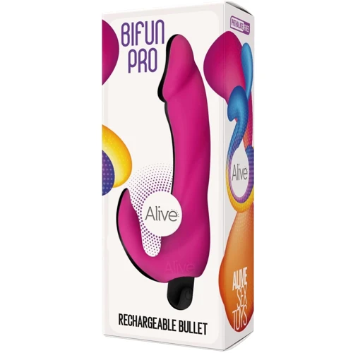Вибратор вагинально-клиторальный Alive Bifun Pro