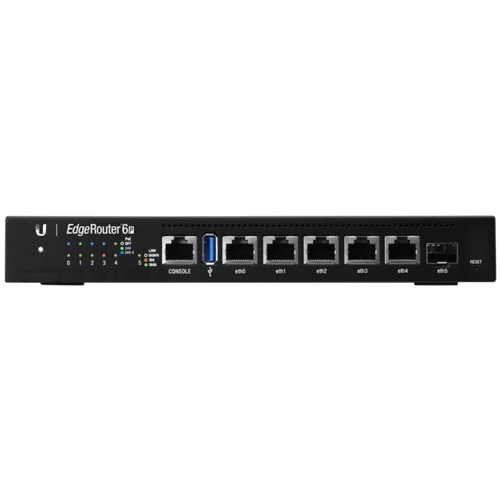 Маршрутизатор Wi-Fi Ubiquiti ER-6P: Количество LAN портов 5