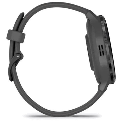 Смарт-часы Garmin Venu 3S Slate Stainless Steel Bezel with Pebble Grey Case and Silicone Band (010-02785-00): Фитнес-функции Подсчет калорий, Альтиметр, GPS-модуль, Пульсоксиметр, Шагомер, Пульсометр